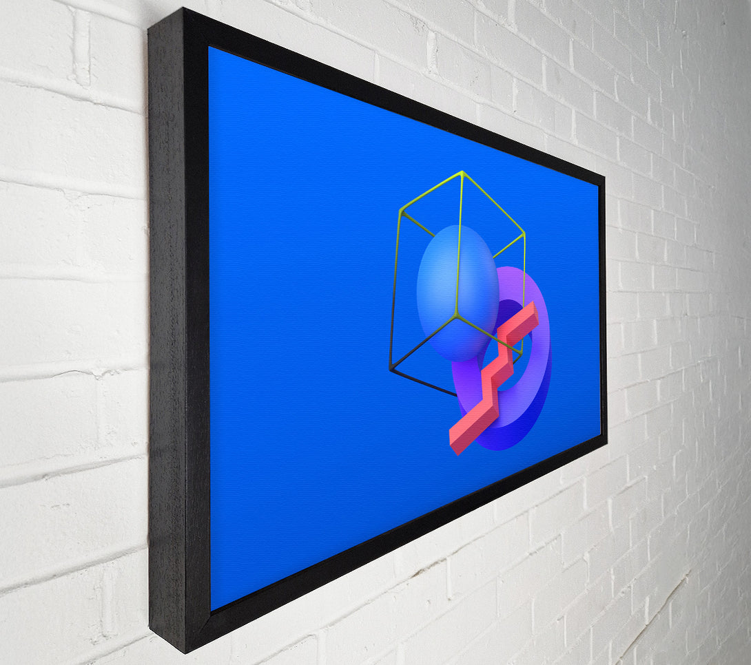  A Canvas Print of The Cube With A Sphere Canvas Wall Art
