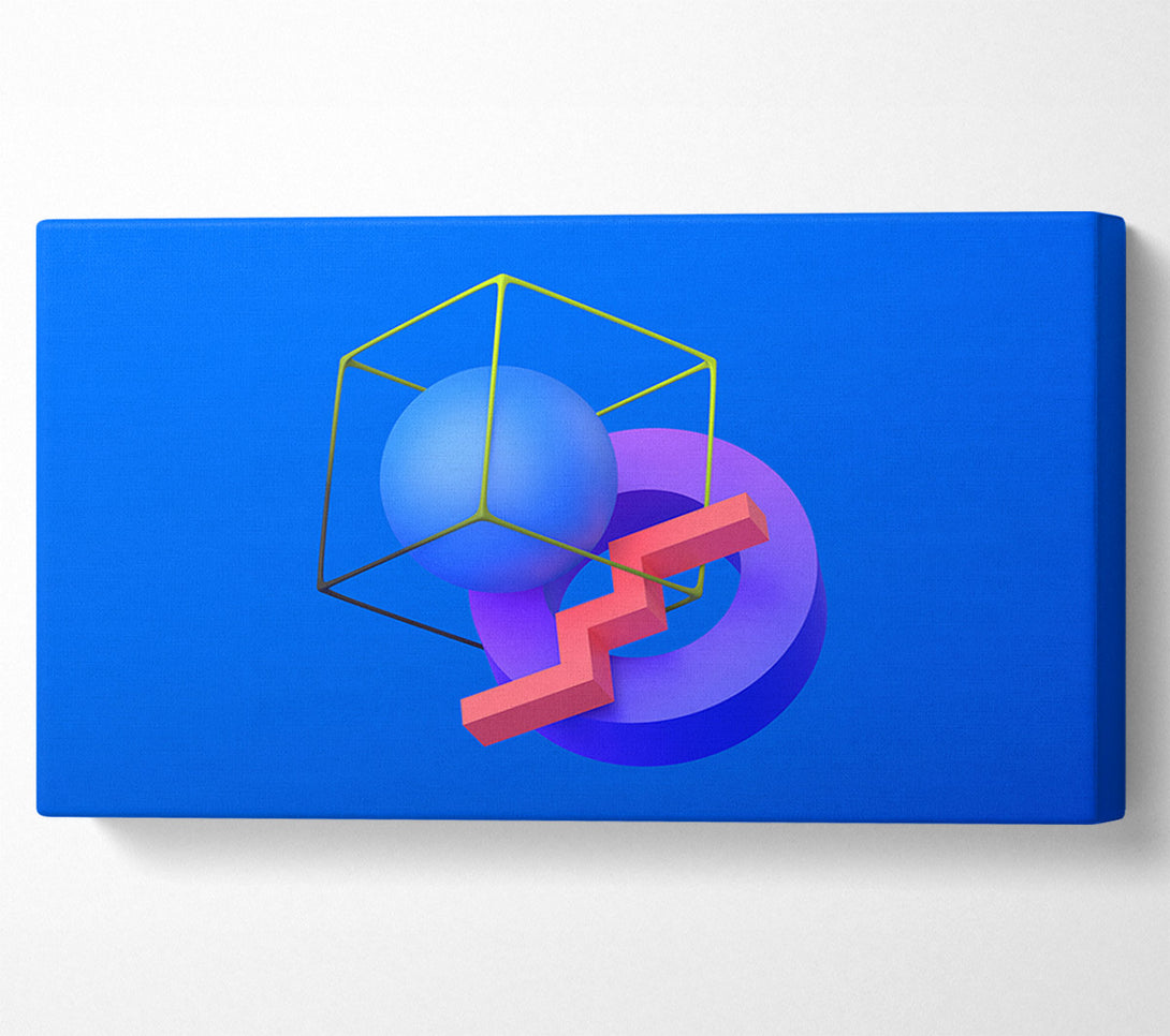  A Canvas Print of The Cube With A Sphere Canvas Wall Art
