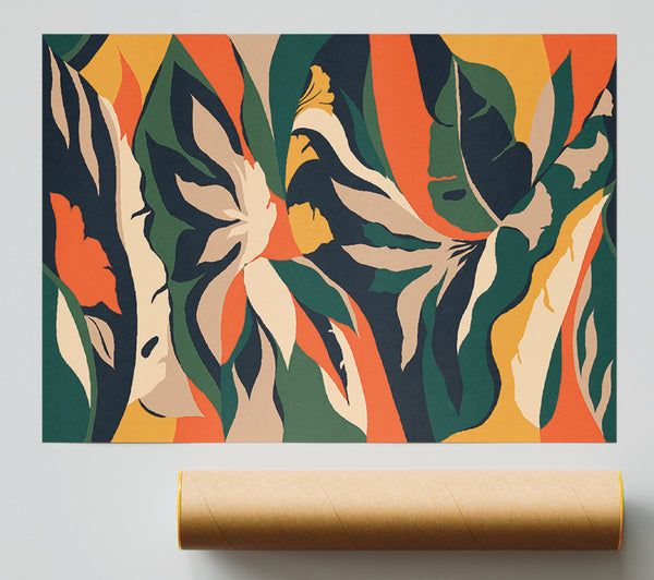 The Flow Of Striped Verge Poster