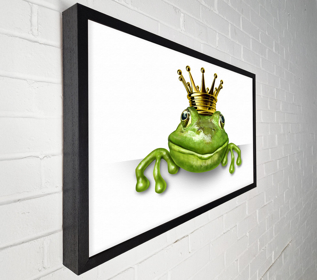  A Canvas Print of The King Frog Canvas Art