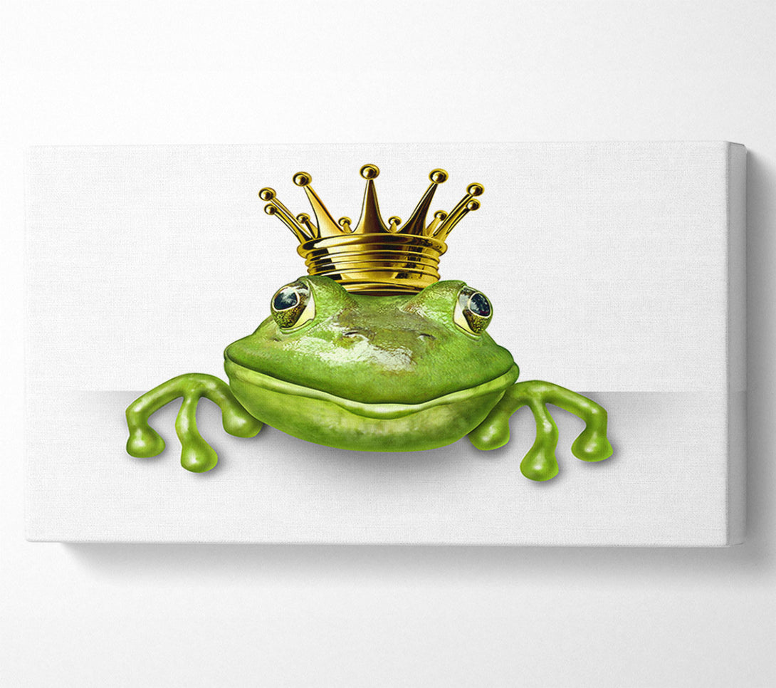  A Canvas Print of The King Frog Canvas Art