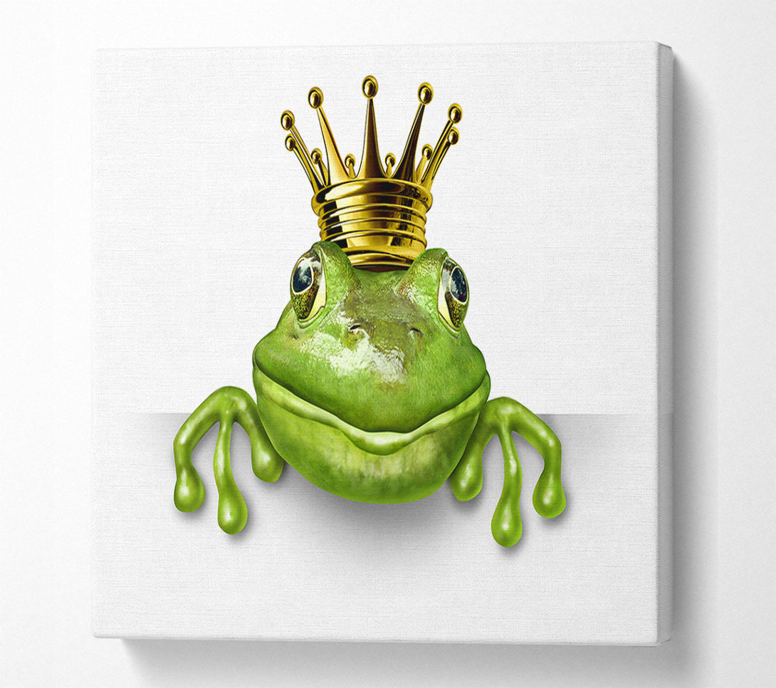  A Canvas Print of The King Frog Canvas Art