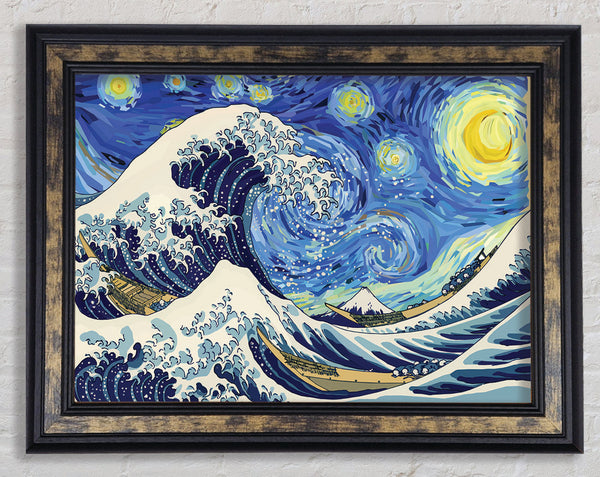 The Classic Art Mashup Framed Print