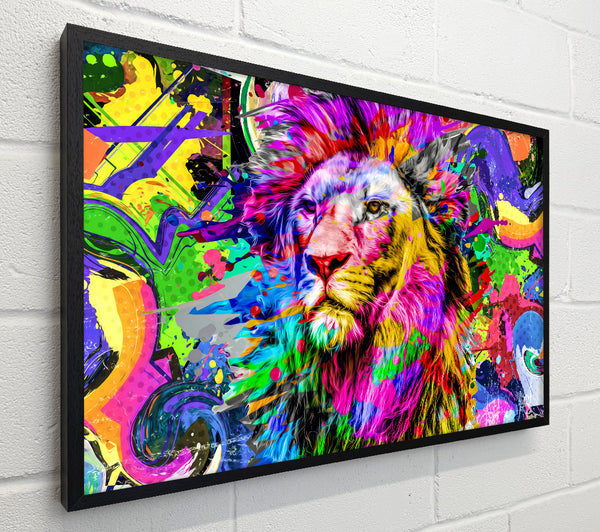 Rainbow Vivid Lion