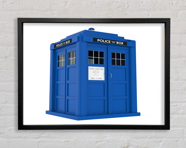 The Blue Police Box Britain Framed Print
