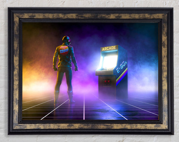 Ready To Enter The Game Framed Print