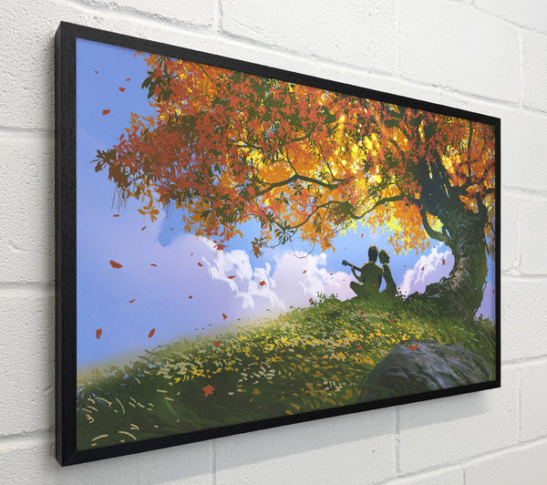 Red Autumn Tree Song