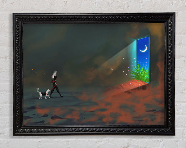 Door Into Nature Framed Print
