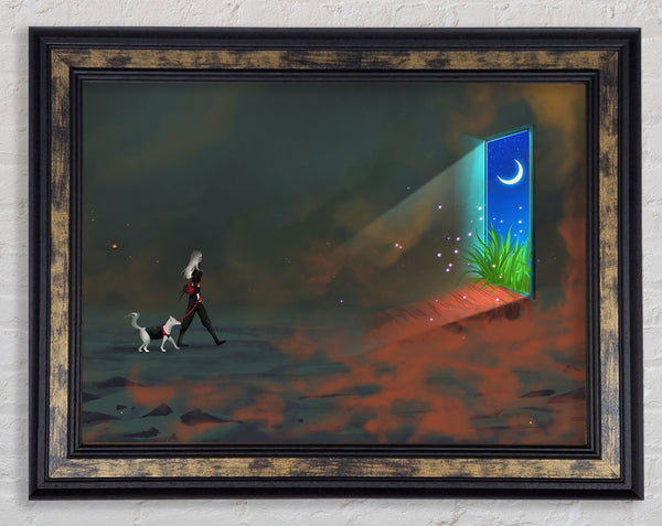 Door Into Nature Framed Print