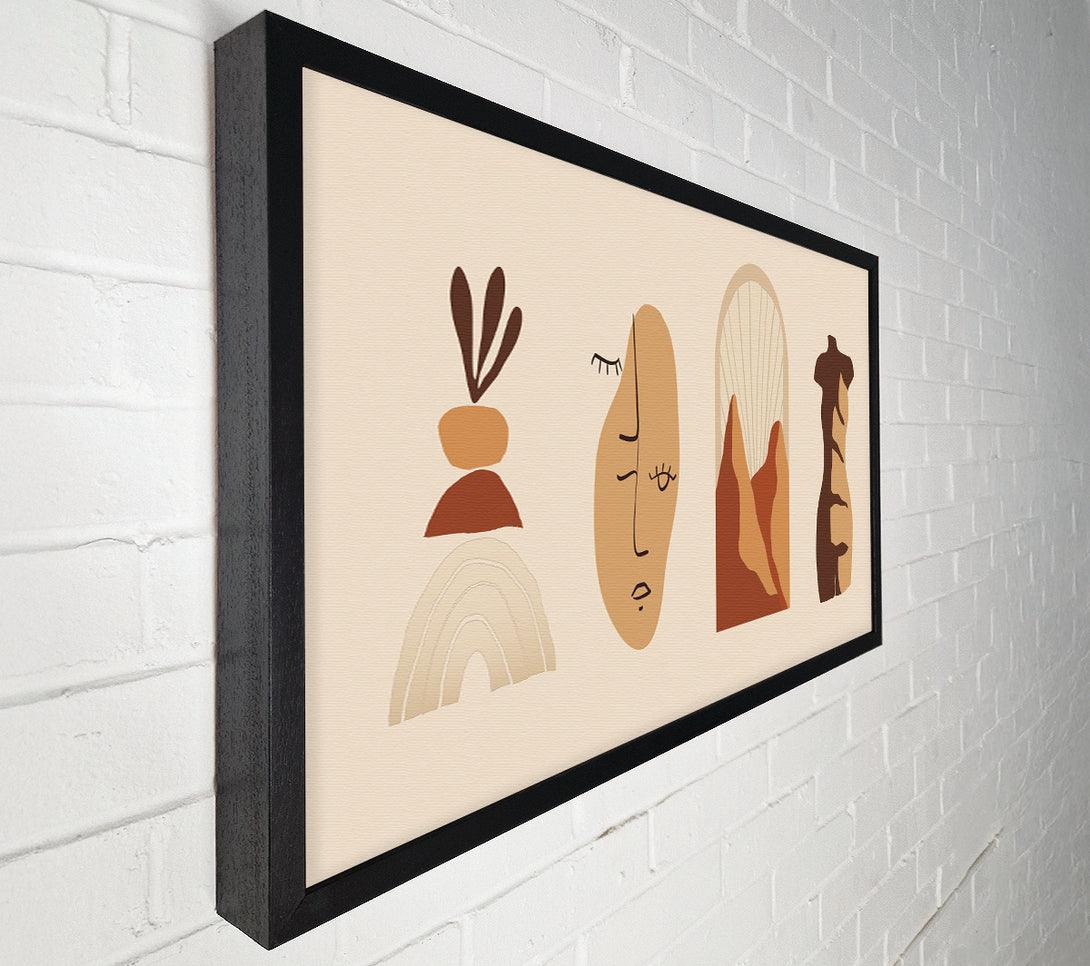 A Canvas Print of The Modern Decor Shapes 2 Canvas Wall Art