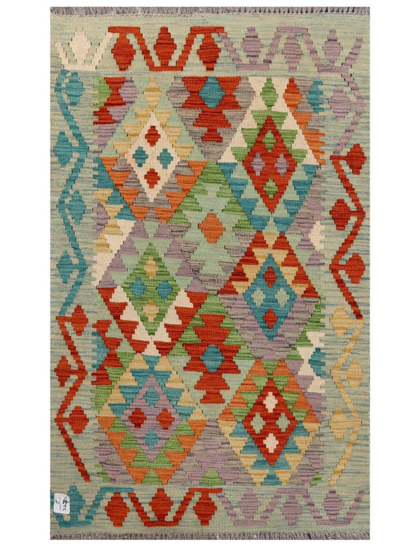 Maimana Afghanistan Kilim Rug - 120 x 72 cm