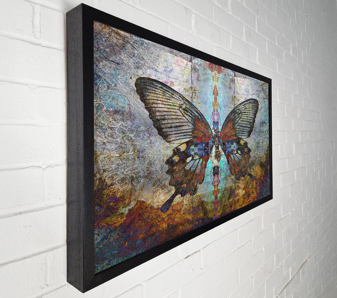  A Canvas Print of The Eroded Butterfly Canvas Art