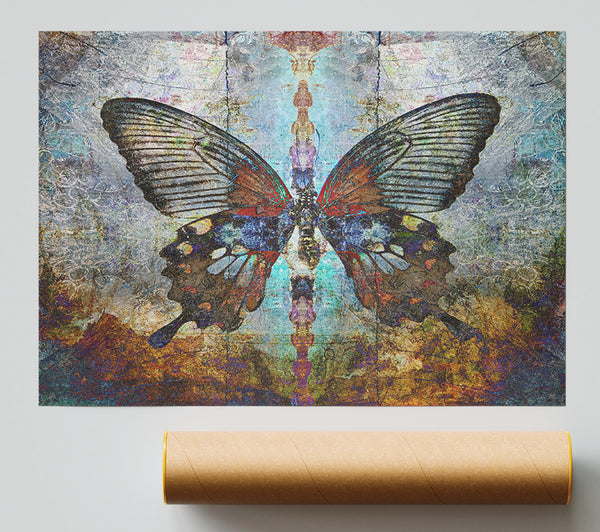 The Eroded Butterfly Print