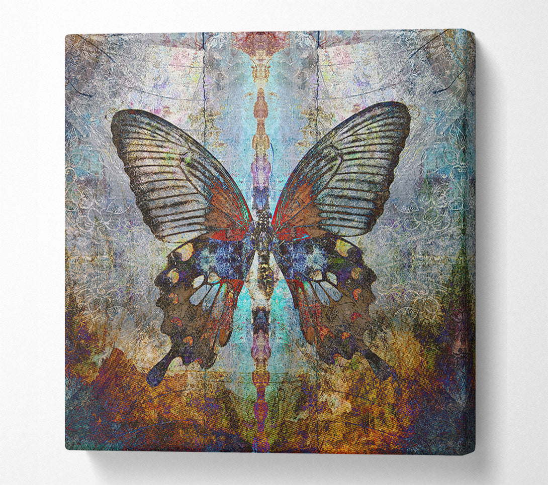  A Canvas Print of The Eroded Butterfly Canvas Art