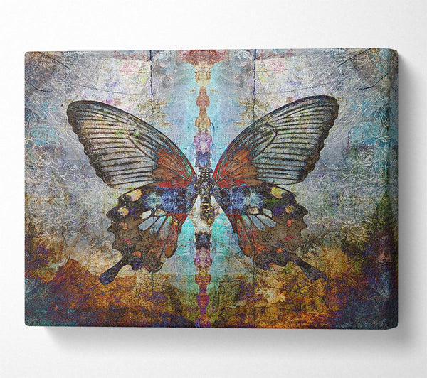  A Canvas Print of The Eroded Butterfly Canvas Art