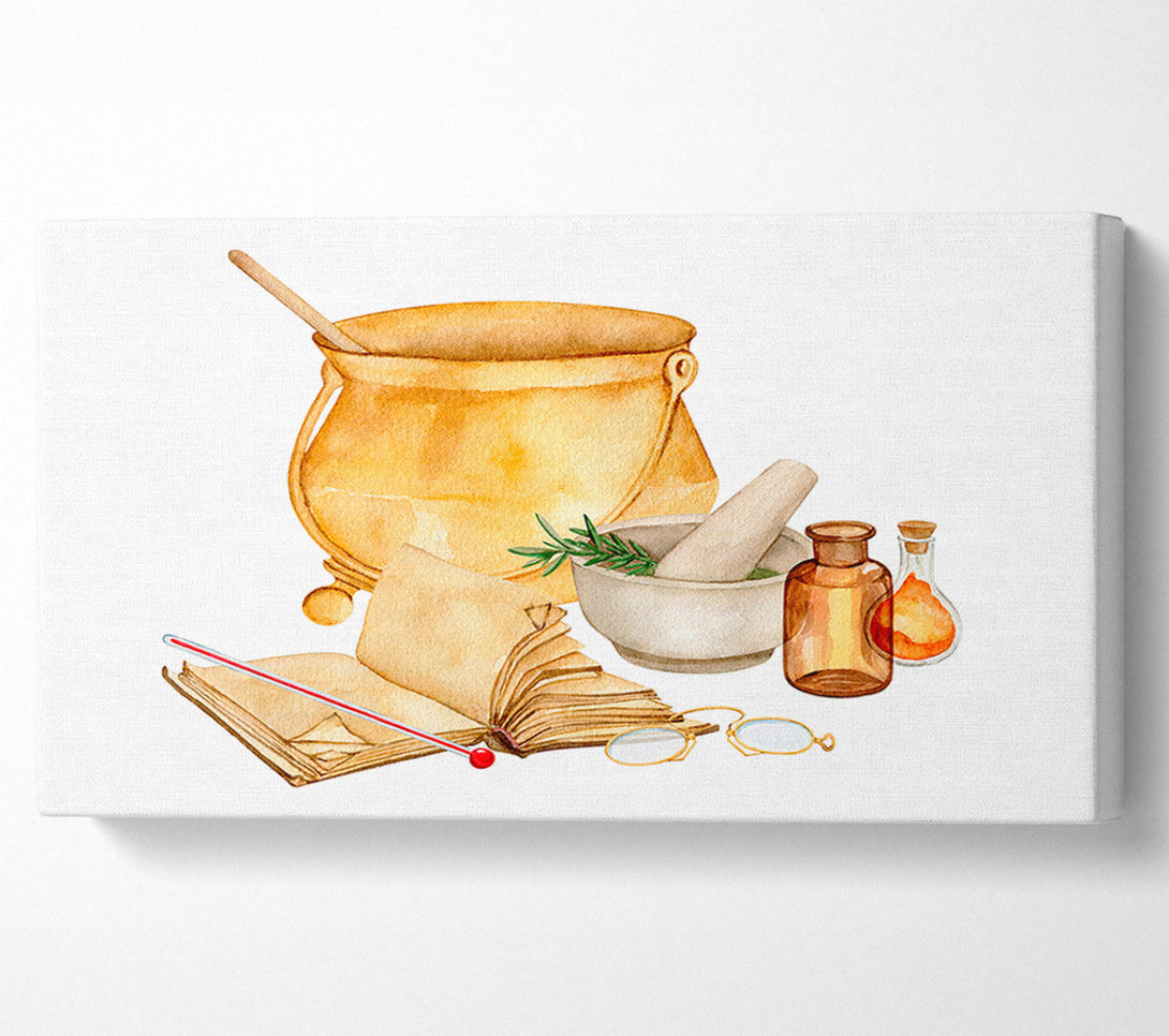  A Canvas Print of The Kitchen Recipe Canvas Art