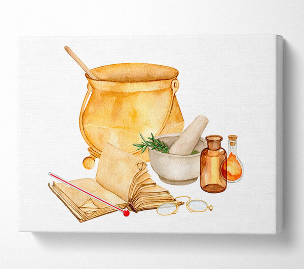  A Canvas Print of The Kitchen Recipe Canvas Art