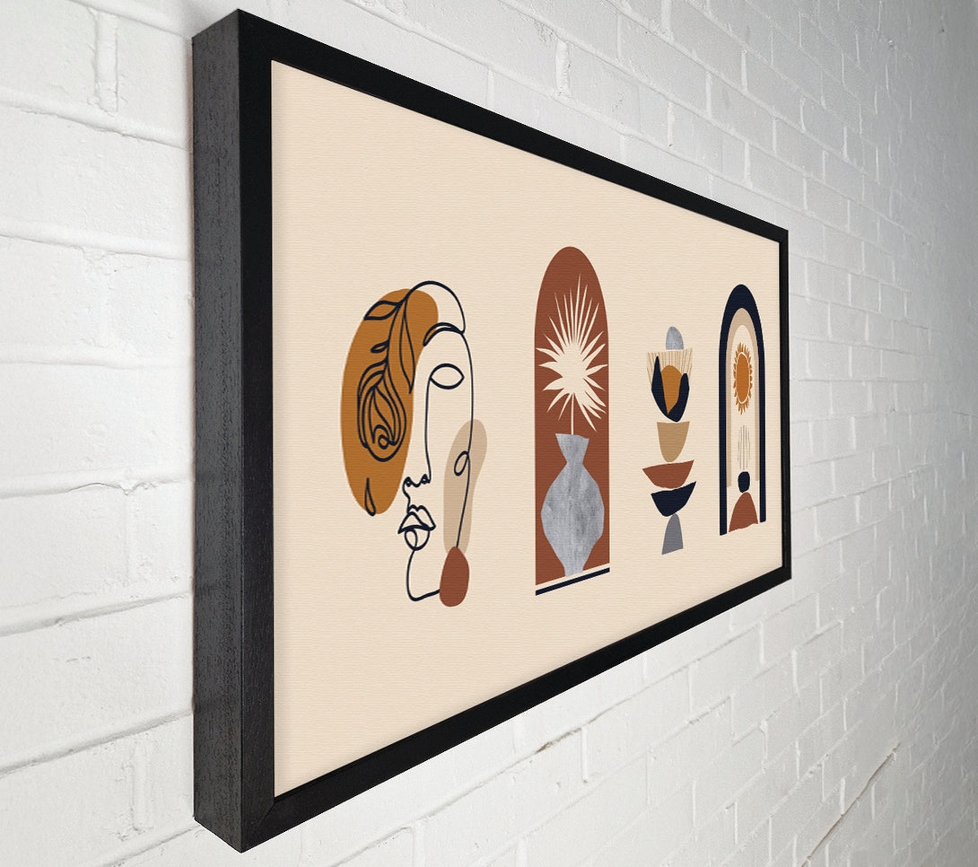 A Canvas Print of The Bohemian Modern Decor Canvas Print