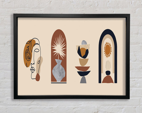 The Bohemian Modern Decor Framed Print