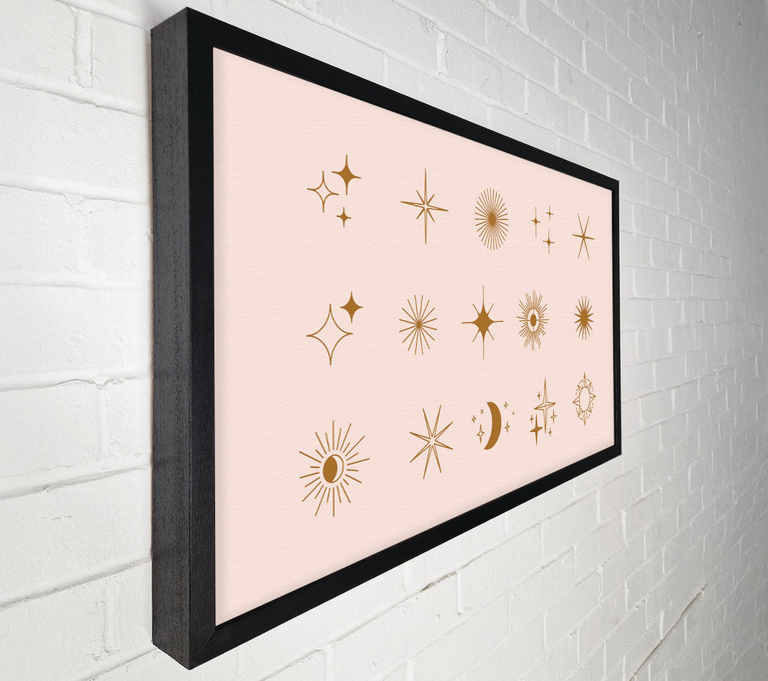  A Canvas Print of Stars Of The Universe Subtle Canvas Art
