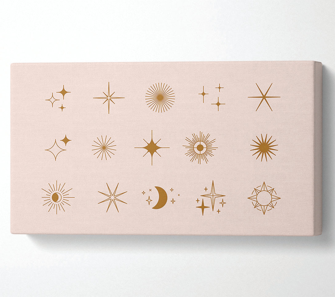  A Canvas Print of Stars Of The Universe Subtle Canvas Art