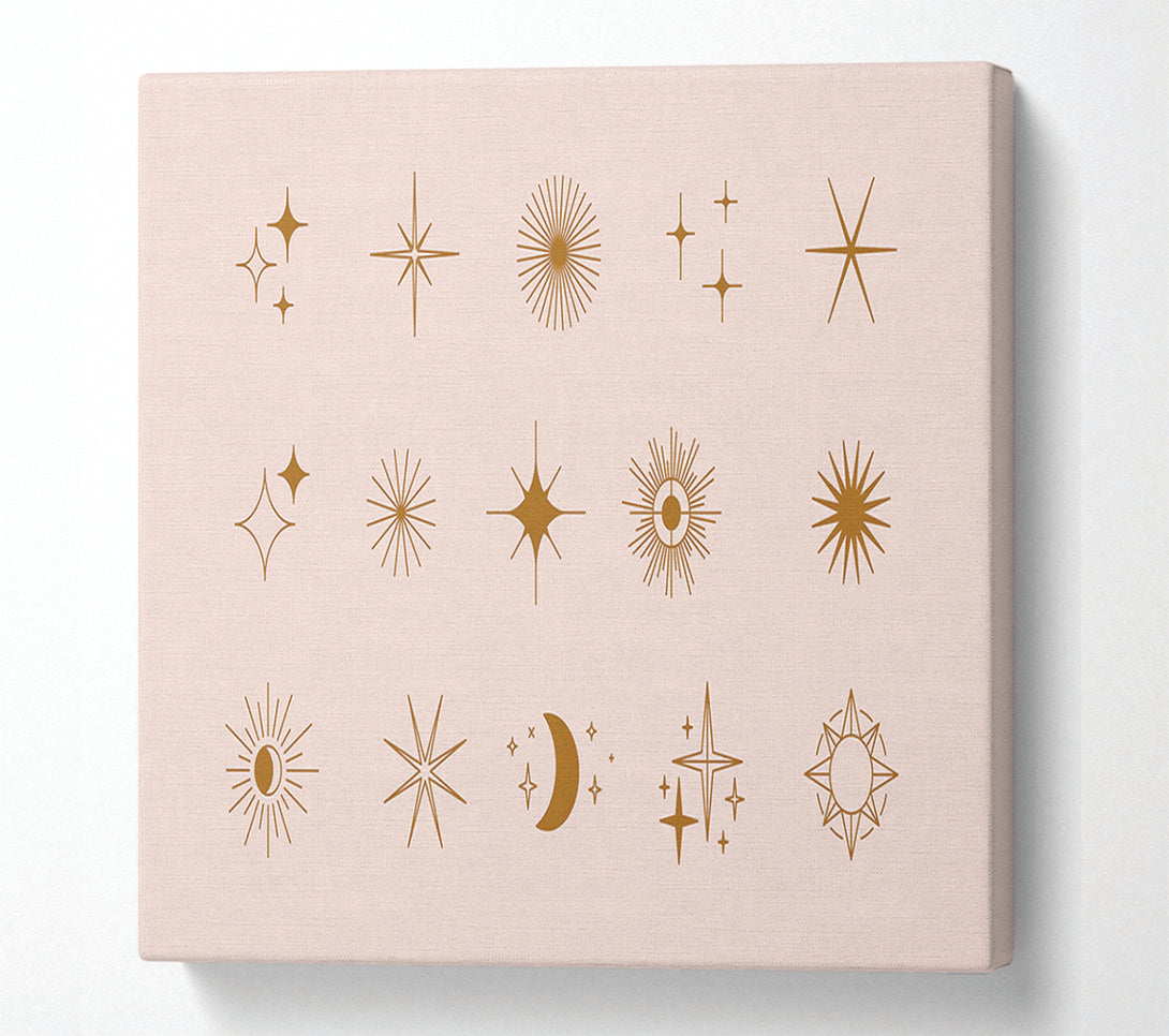  A Canvas Print of Stars Of The Universe Subtle Canvas Art