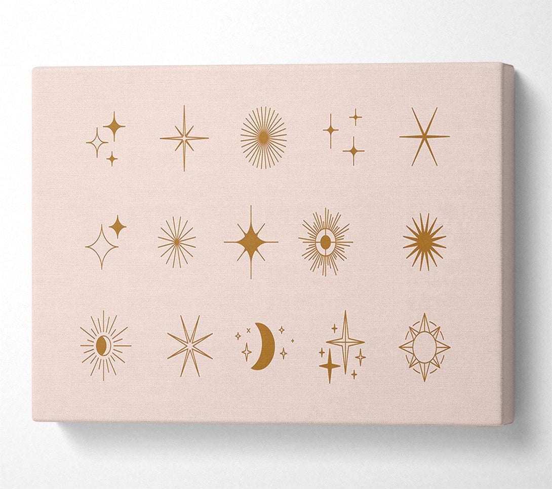  A Canvas Print of Stars Of The Universe Subtle Canvas Art