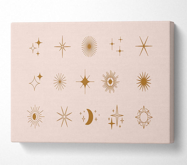  A Canvas Print of Stars Of The Universe Subtle Canvas Art