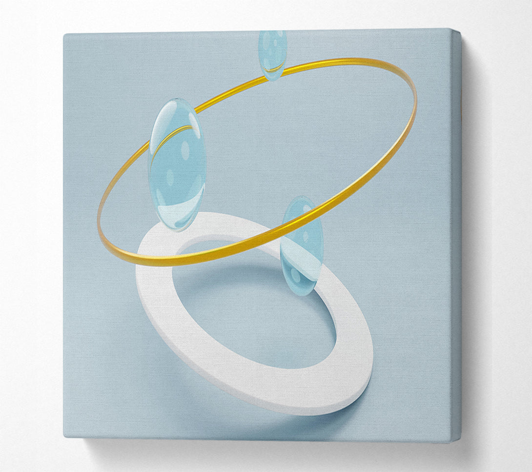  A Canvas Print of The Ringed Marble Canvas Wall Art
