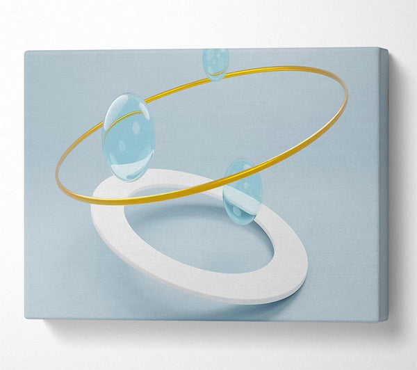  A Canvas Print of The Ringed Marble Canvas Wall Art