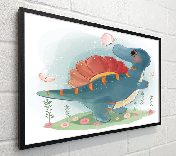 The Little Cute Dinosaur Butterfly