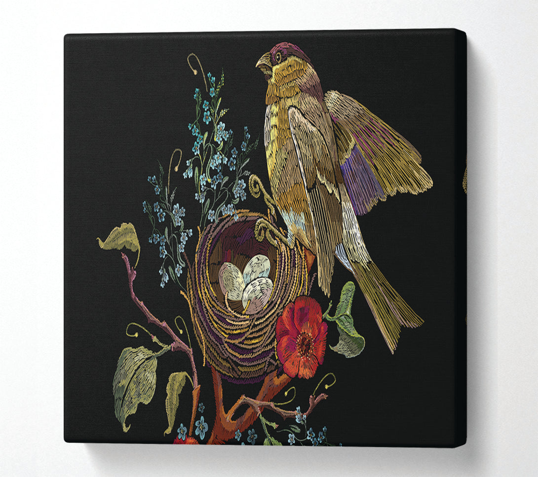  A Canvas Print of The Beautiful Birds Nest Canvas Art