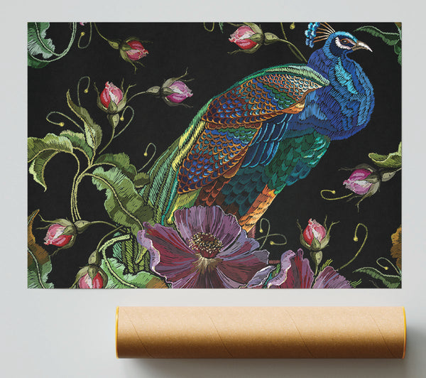 The Beautiful Peacock Nest Print