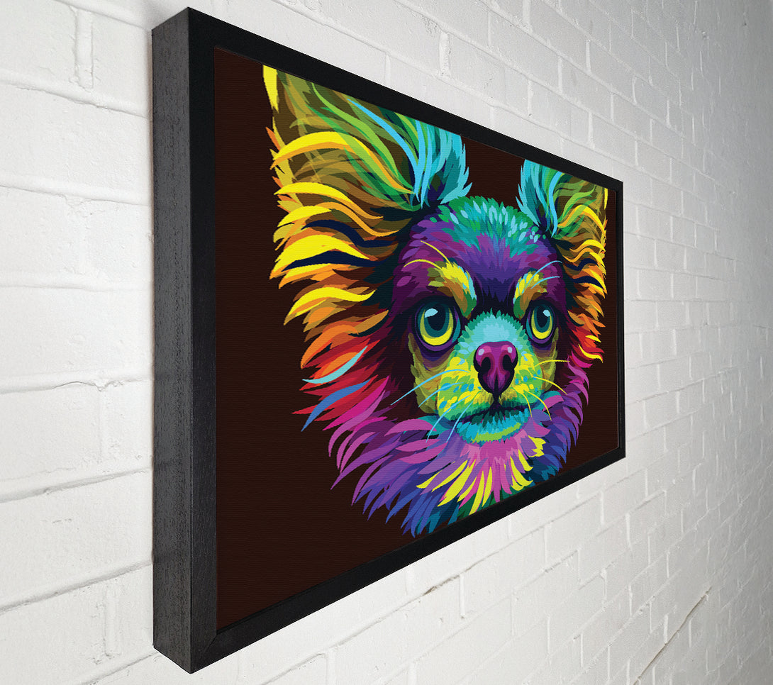  A Canvas Print of Chihuahua Stare Head Canvas Art
