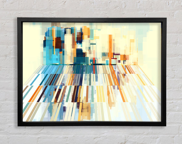 The Abstract Living Room Framed Print