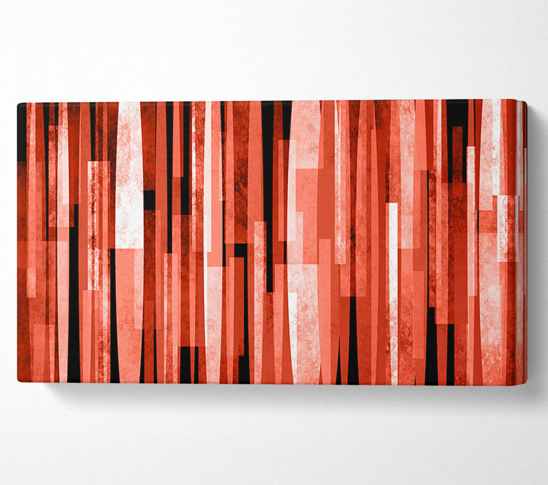  A Canvas Print of Red Line Drop Canvas Print