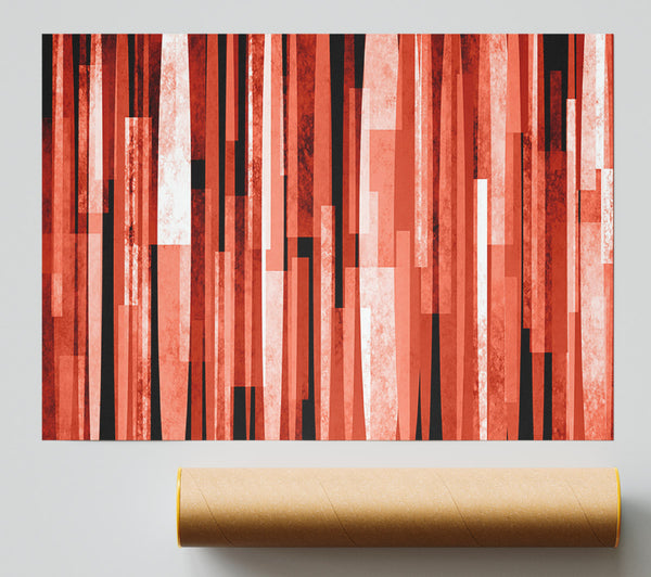 Red Line Drop Giclee Print