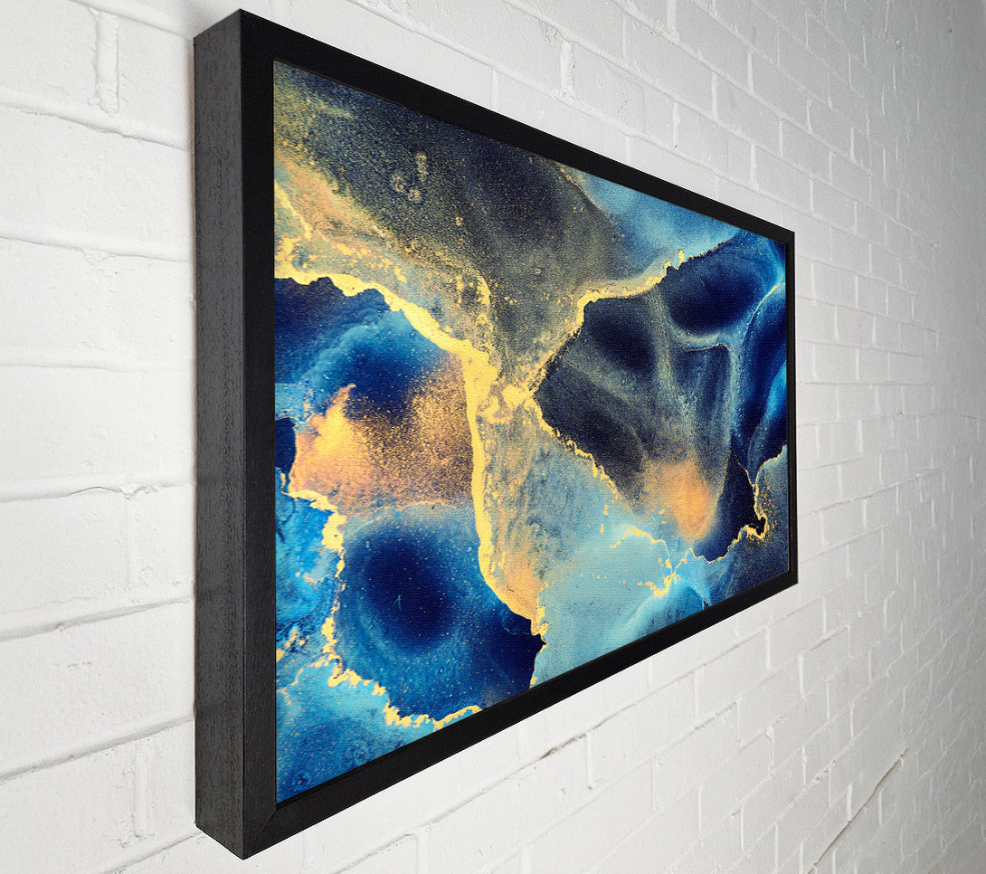  A Canvas Print of The Flow Of The Universe Glitter Canvas Art