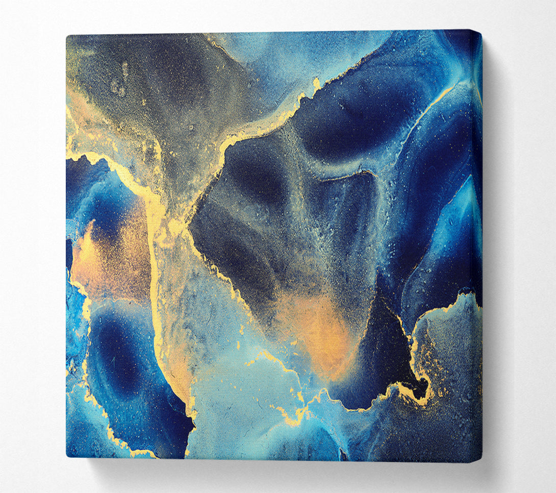  A Canvas Print of The Flow Of The Universe Glitter Canvas Art