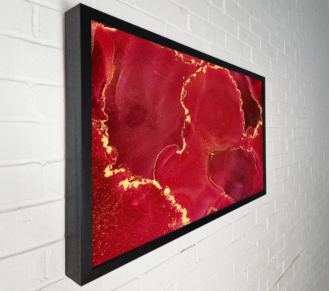  A Canvas Print of Supreme Red Glitter Canvas Art