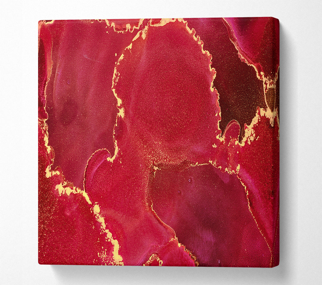  A Canvas Print of Supreme Red Glitter Canvas Art