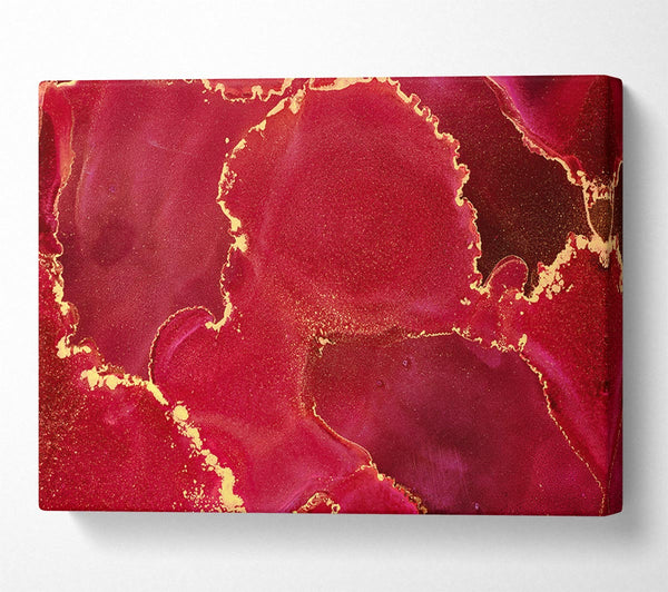  A Canvas Print of Supreme Red Glitter Canvas Art