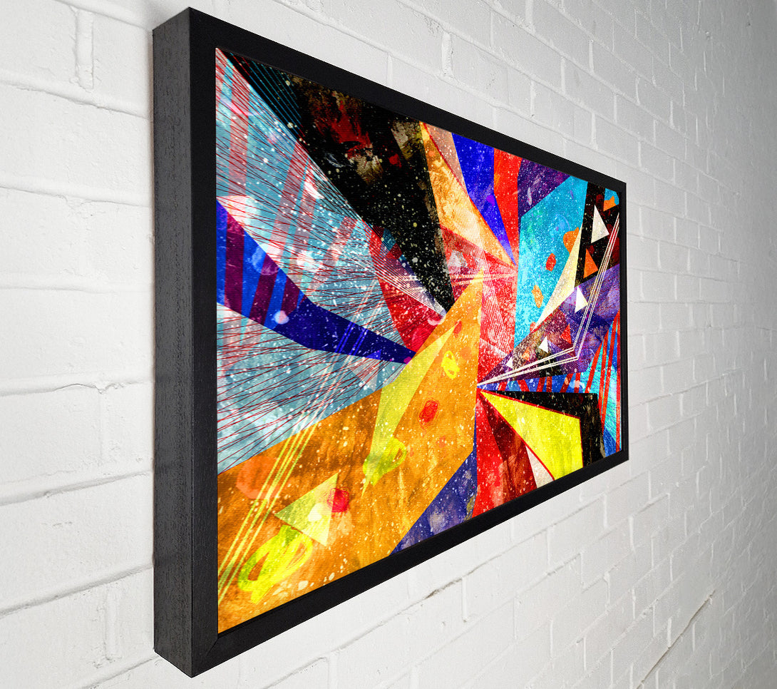  A Canvas Print of Triangles Of Life Pattern Canvas Art