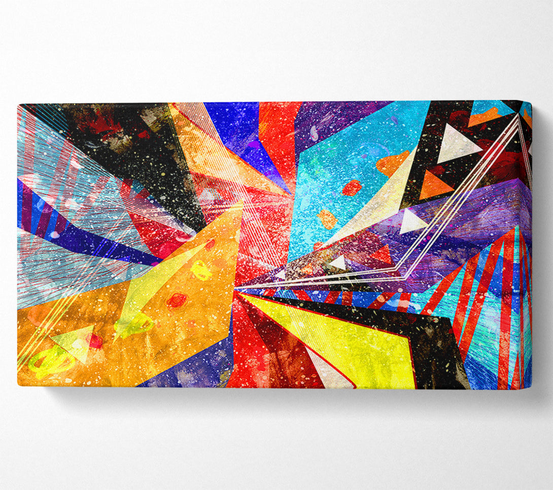  A Canvas Print of Triangles Of Life Pattern Canvas Art