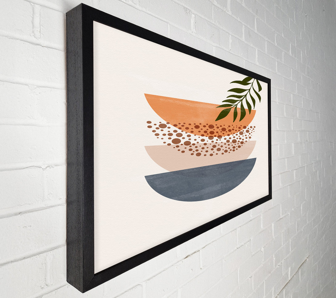  A Canvas Print of Three Semicircles Of Art Canvas Wall Art