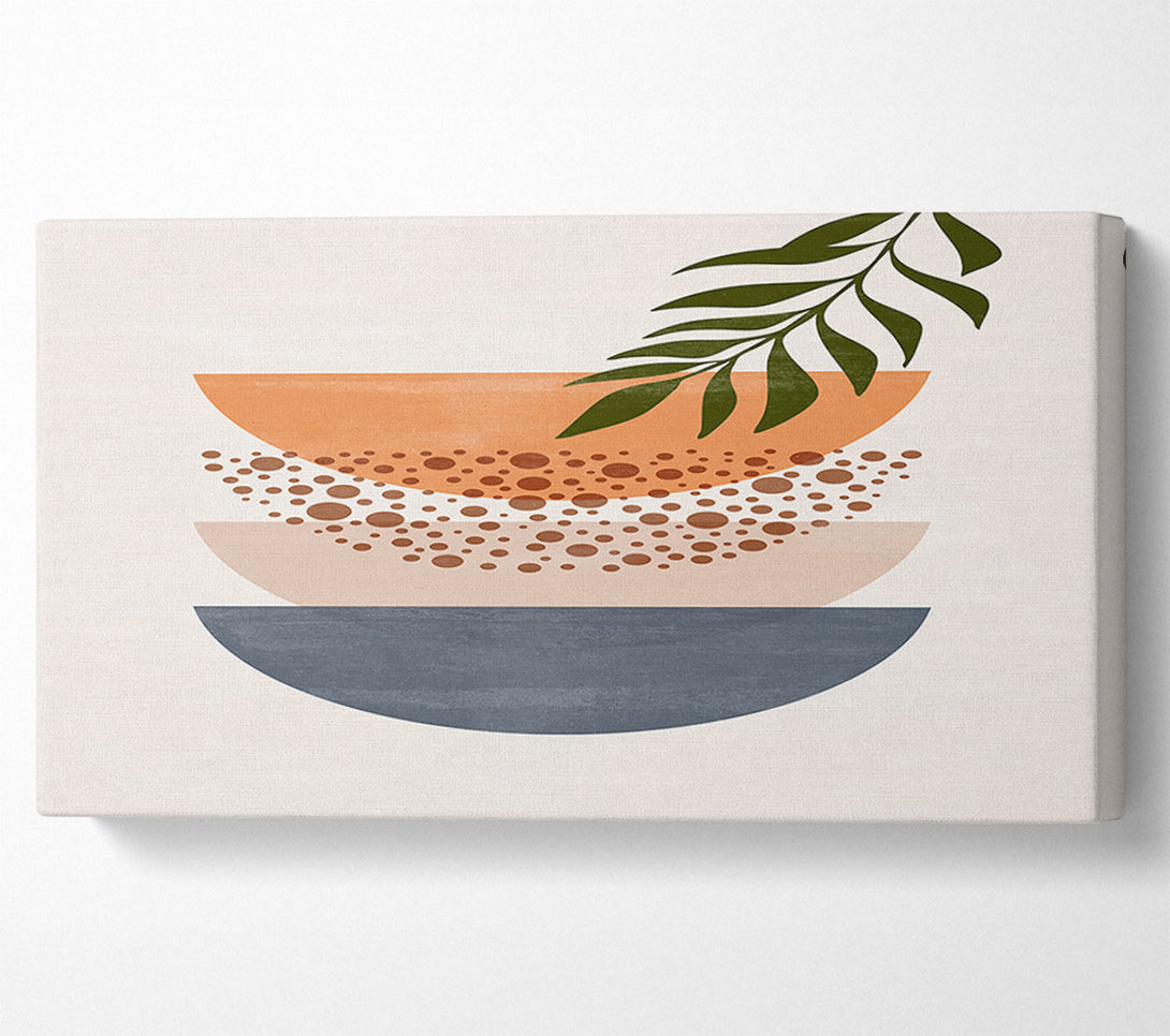  A Canvas Print of Three Semicircles Of Art Canvas Wall Art