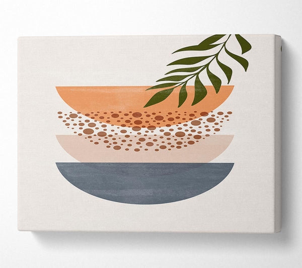  A Canvas Print of Three Semicircles Of Art Canvas Wall Art