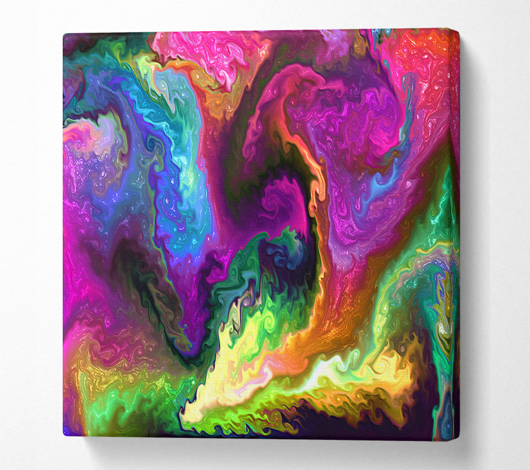 A Canvas Print of The Vivid Universe Explosion Canvas Wall Art