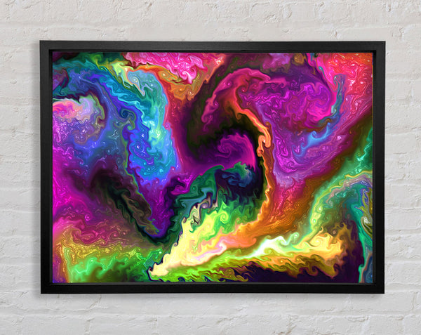 The Vivid Universe Explosion Framed Print