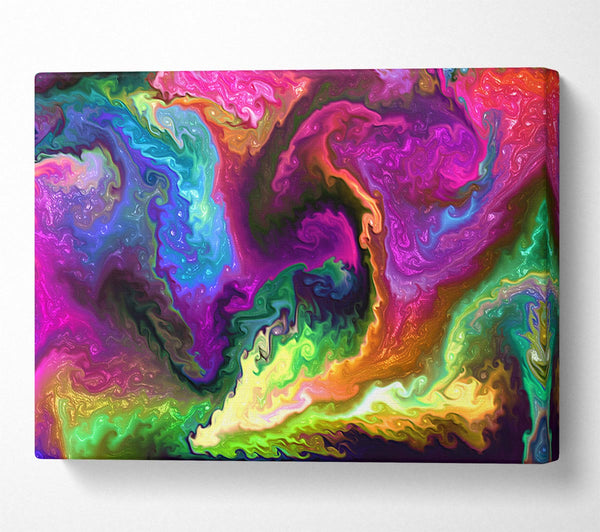  A Canvas Print of The Vivid Universe Explosion Canvas Wall Art